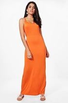 Boohoo Joan Multi Strap Maxi Dress