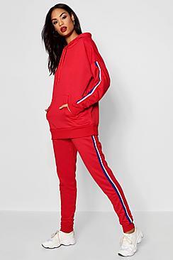 Boohoo Woman Sport Tape Joggers