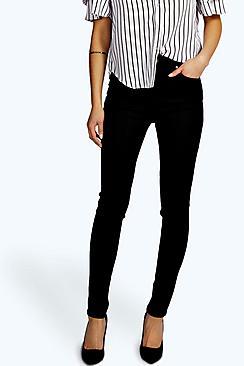 Boohoo Lara Super High Waisted Skinny Tube Jeans