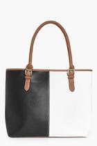 Boohoo Sadie Colourblock Shopper Day Bag Multi