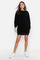 Boohoo Tall Supersoft Borg Sweat Dress