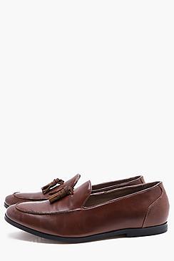 Boohoo Pu Tassel Loafer