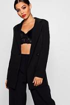 Boohoo Maddie Double Breasted Suit Blazer