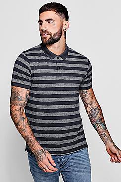 Boohoo Yarn Dyed Striped Polo