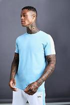 Boohoo Man Short Sleeve T-shirt With Sleeve Panel