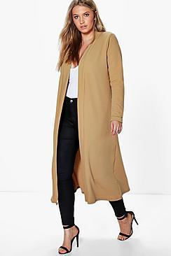 Boohoo Plus Lexi Waterfall Duster