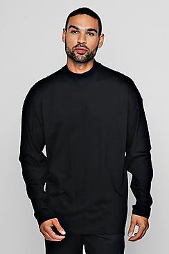 Boohoo Loose Fit Turtle Neck T-shirt
