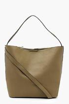 Boohoo Bucket Day Bag With Cross Body