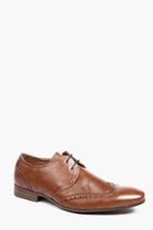 Boohoo Brogue Toe Formal Shoe Tan