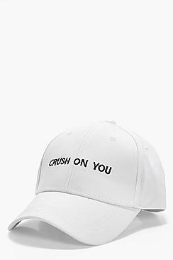 Boohoo Zoe Crush On You Slogan Cap