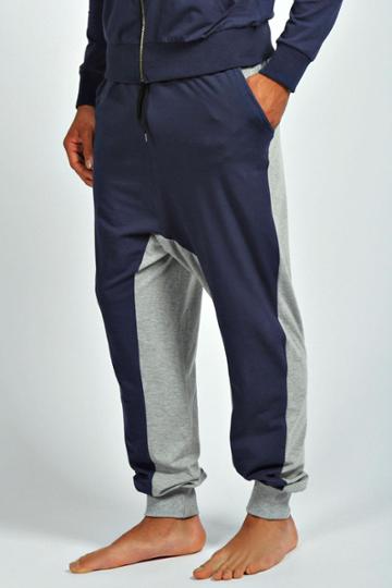 Boohoo Drop Crotch Panel Lounge Pants - Navy
