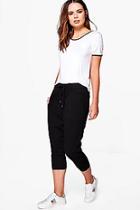 Boohoo Felicity Crop Zip Detail Trouser