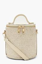Boohoo Woven Cylinder Handle Cross Body Bag