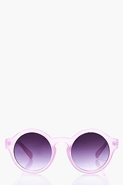 Boohoo Anya Pastel Round Fashion Glasses