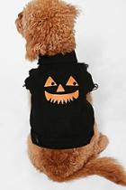 Boohoo Sabrina Halloween Pumpkin Dog Denim Jacket