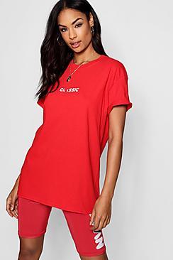 Boohoo Woman Classic Slogan Tee
