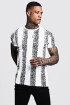 Boohoo Snake Panel Printed T-shirts