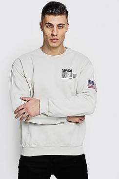 Boohoo Nasa License Sweatshirt