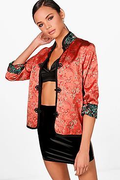 Boohoo Anna Oriental Trophy Jacket