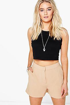 Boohoo Ava Woven A-line Smart Shorts