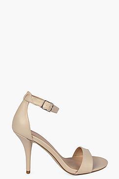 Boohoo Ankle Skinny Mid Heel Two Parts