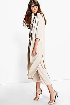Boohoo Isabella Turn Up Cuff Duster