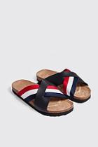 Boohoo Sport Tape Cross Over Sandal