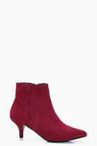 Boohoo Kitty Kitten Pointed Toe Shoe Boot