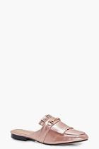 Boohoo Sara Fringe Detail Mule Loafer