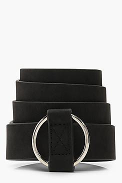 Boohoo Plus Circle Buckle Thread Through Belt