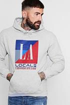 Boohoo La Locals Chest Print Hoodie