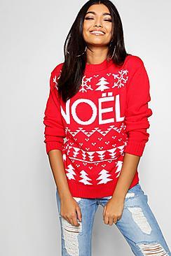 Boohoo Noel Christmas Jumper