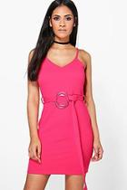 Boohoo Scarlette Ring Detail Bodycon Dress