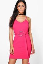 Boohoo Scarlette Ring Detail Bodycon Dress