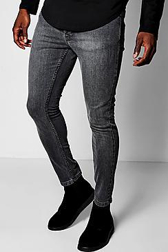 Boohoo Charcoal Skinny Fit Jeans