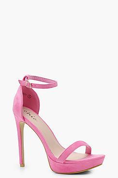 Boohoo Platform 2 Part Heels