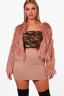 Boohoo Plus Felicity Camo Bandeau