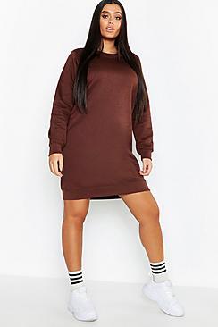 Boohoo Plus Basic Sweat Dress