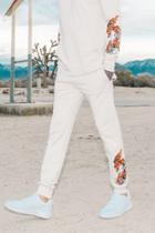 Boohoo Skinny Fit Dragon Print Joggers Stone