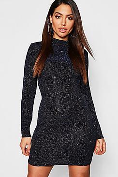 Boohoo Sequin Bodycon Mini Dress
