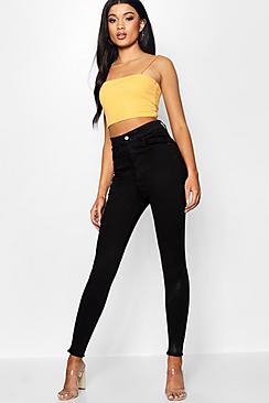 Boohoo India High Waisted Skinny Jeans