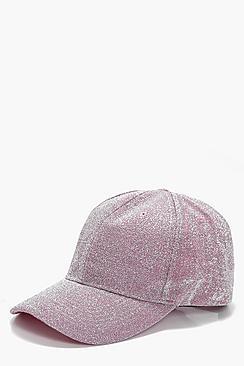 Boohoo Elizabeth Lurex Baseball Cap