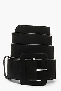 Boohoo Rectangle Buckle Belt