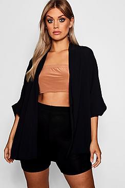 Boohoo Plus Alicia Woven Kimono