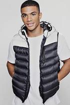 Boohoo Reflective Panel Quilted Gilet