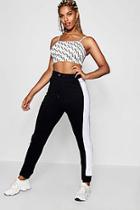 Boohoo Ina Colour Block Stripe Jogger