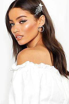 Boohoo Large Multi Star Hair Slide