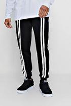 Boohoo Regular Jogger With Front Stripes