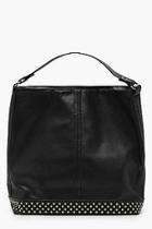 Boohoo Rosie Studded Base Hobo Day Bag
