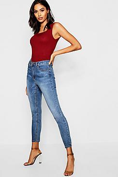 Boohoo High Rise Stretch Jeggings